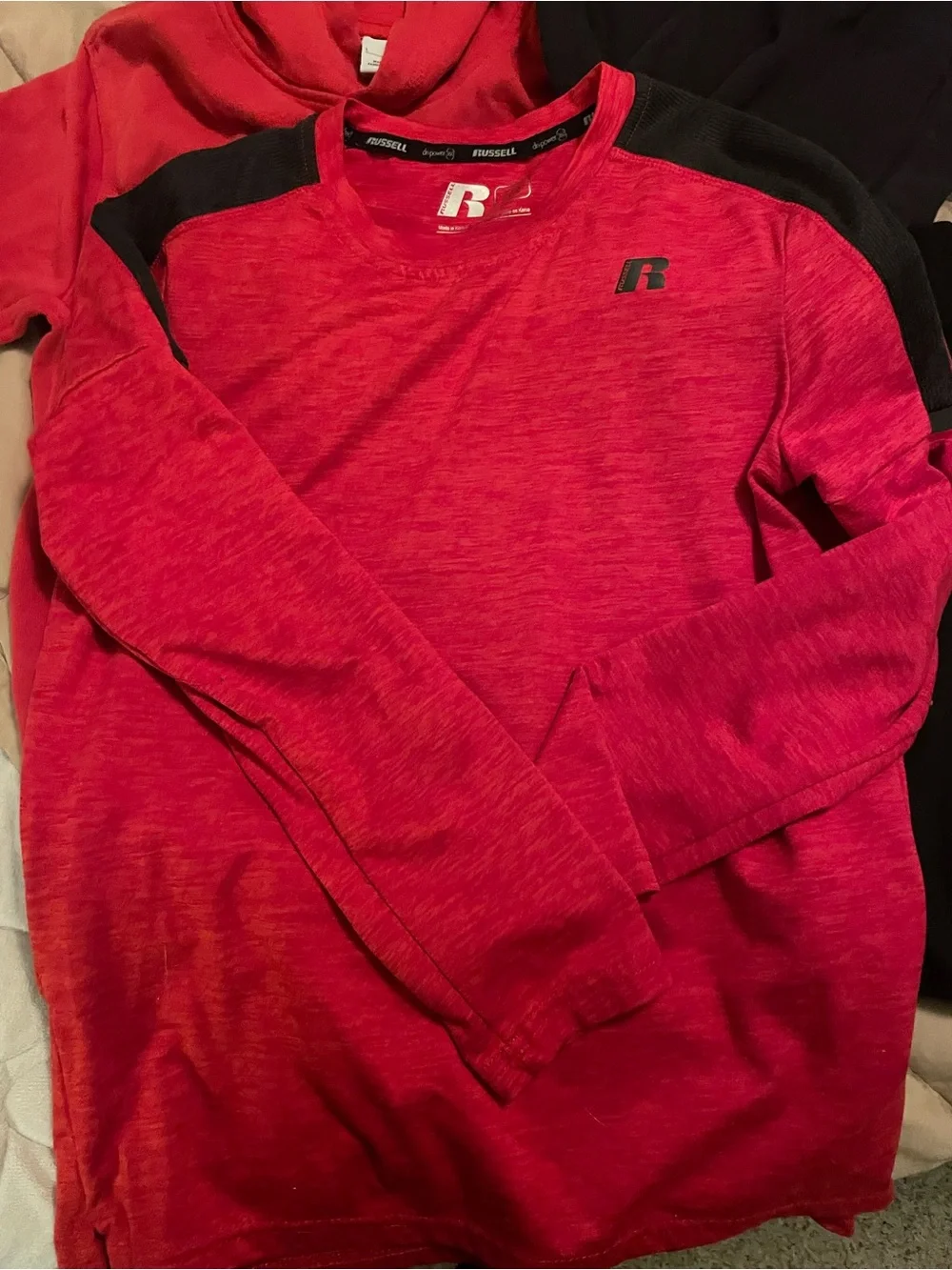 Nike Red & Black Kids Hoodie Top
